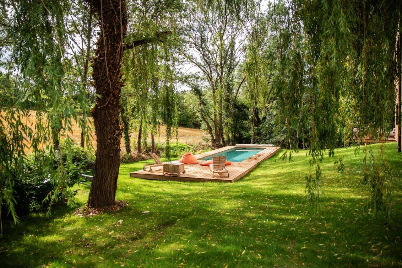 Dans Les Arbres Bed and Breakfast Lanta Exteriör bild