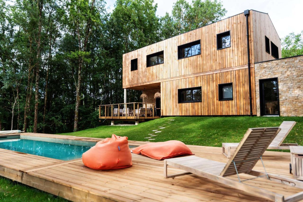 Dans Les Arbres Bed and Breakfast Lanta Exteriör bild