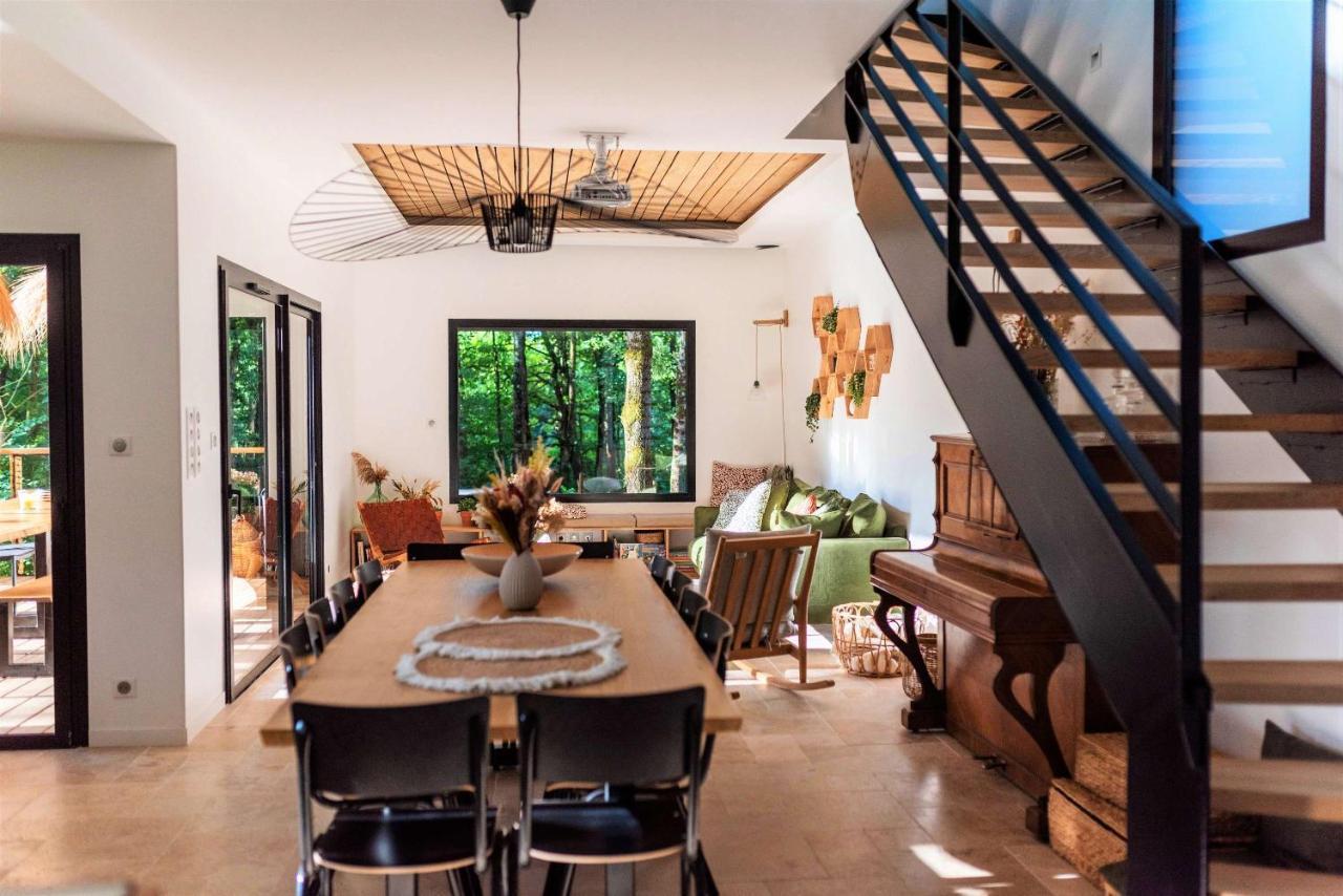 Dans Les Arbres Bed and Breakfast Lanta Exteriör bild